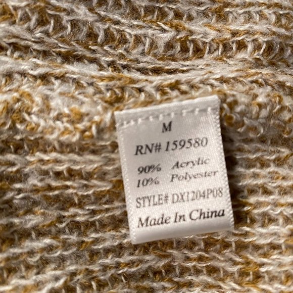 Pink Lily Lost in This Moment Colorblock Sweater Size Medium - Picture 4 of 5